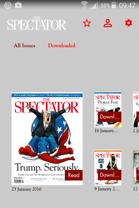 The Spectator Magazine screenshot 1