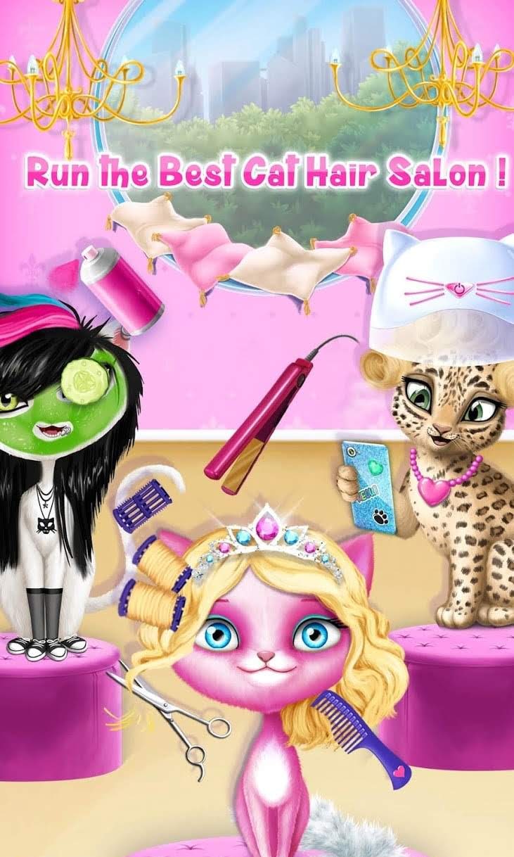 Cat Hair Salon Birthday Party - Virtual Kitty Care third preview