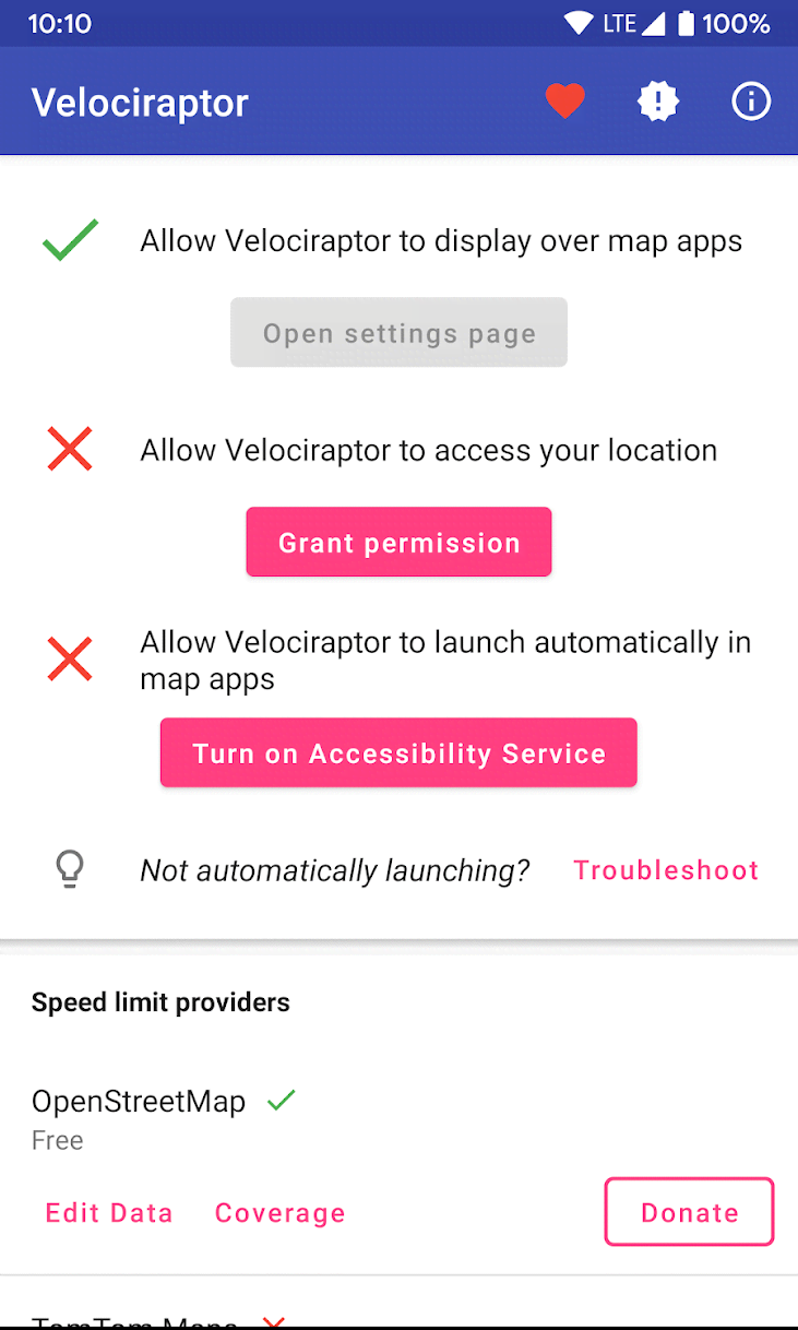 Velociraptor - Speed Limits & Speedometer screenshot 2