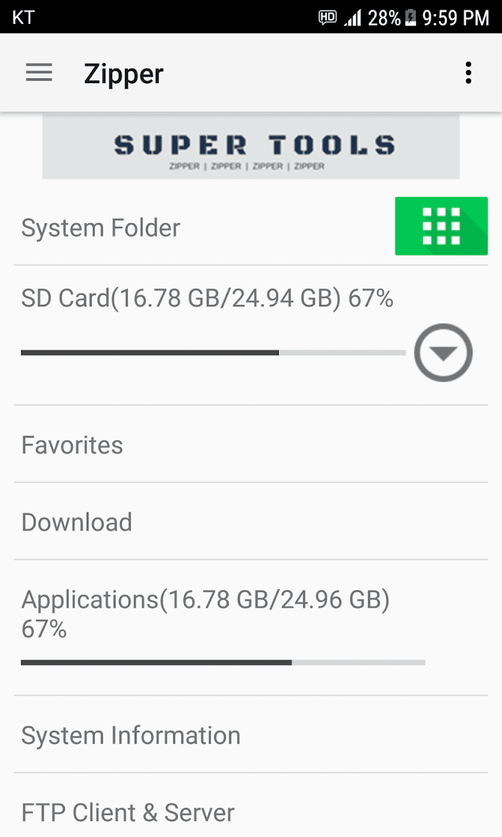Zipper - File Management screenshot 1