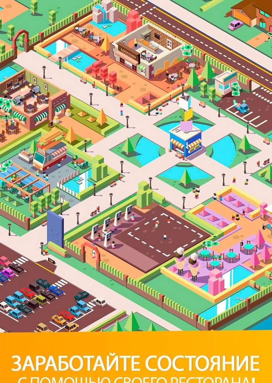 Idle Food Restaurant - Tycoon Empire Game screenshot 2