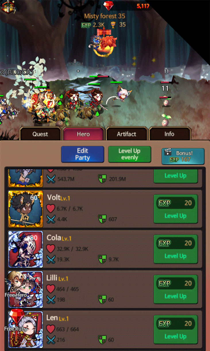 Yellow Monster - Idle Action RPG screenshot 4