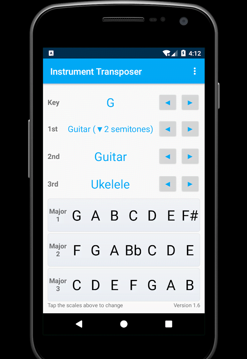 Instrument Transposer screenshot 1