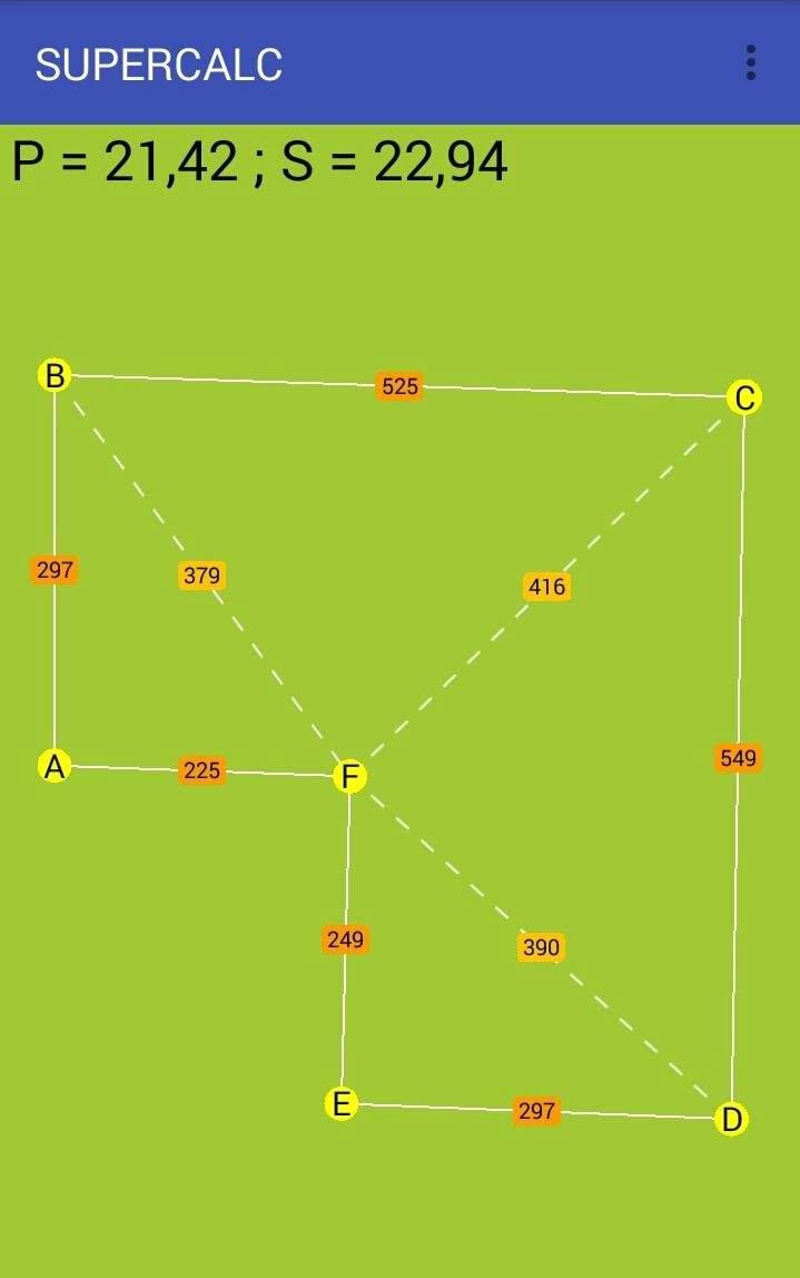 SUPERCALC screenshot 1