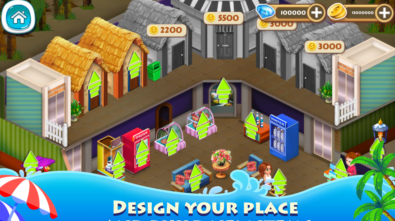 Resort Empire : Hotel Simulation Games screenshot 2