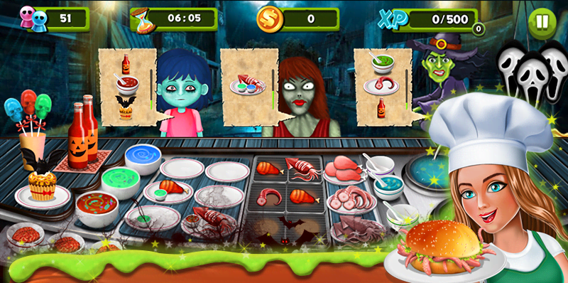 Restaurant Mania : Zombie Kitchen screenshot 4