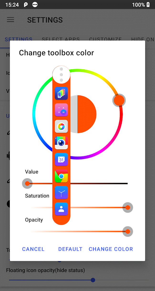 Floating ToolBox screenshot 3