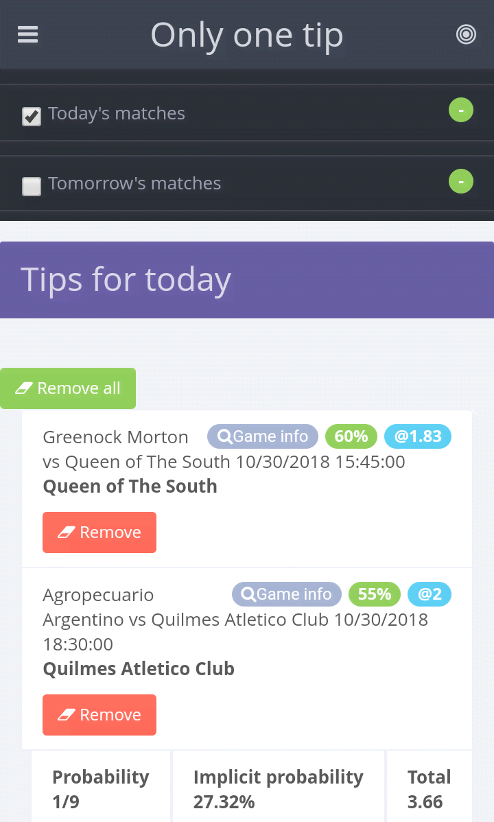 Only One Tip PRO screenshot 2