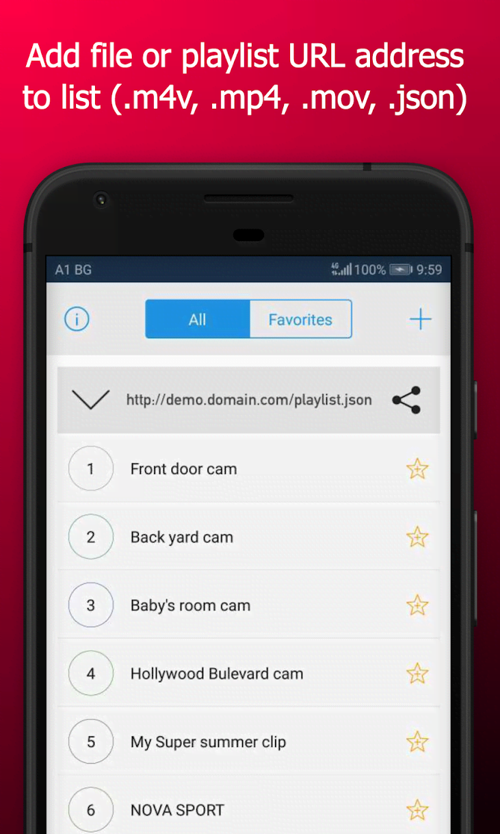 BUL Player - Video and Livestream Player screenshot 4