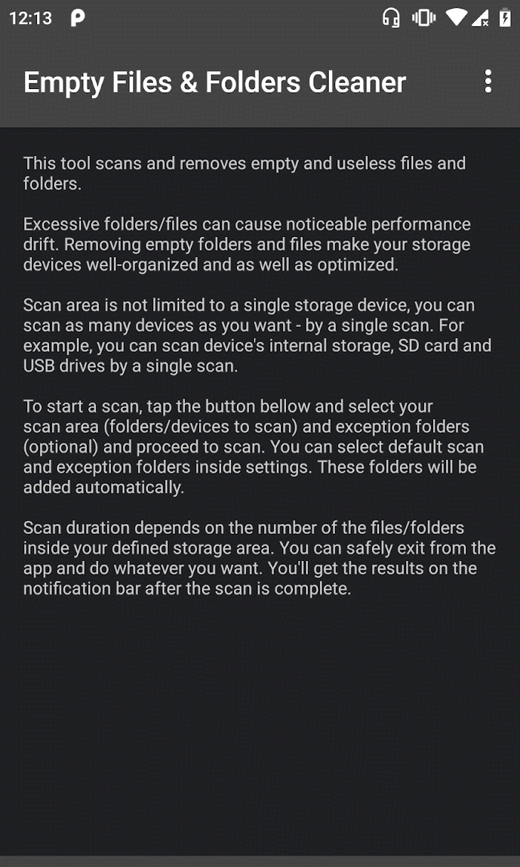 Empty Files & Folders Cleaner screenshot 2