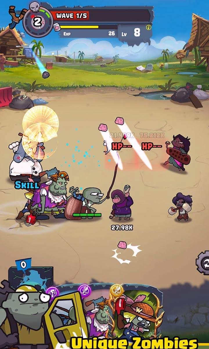 Zombie Friends Idle gameplay screenshot 1