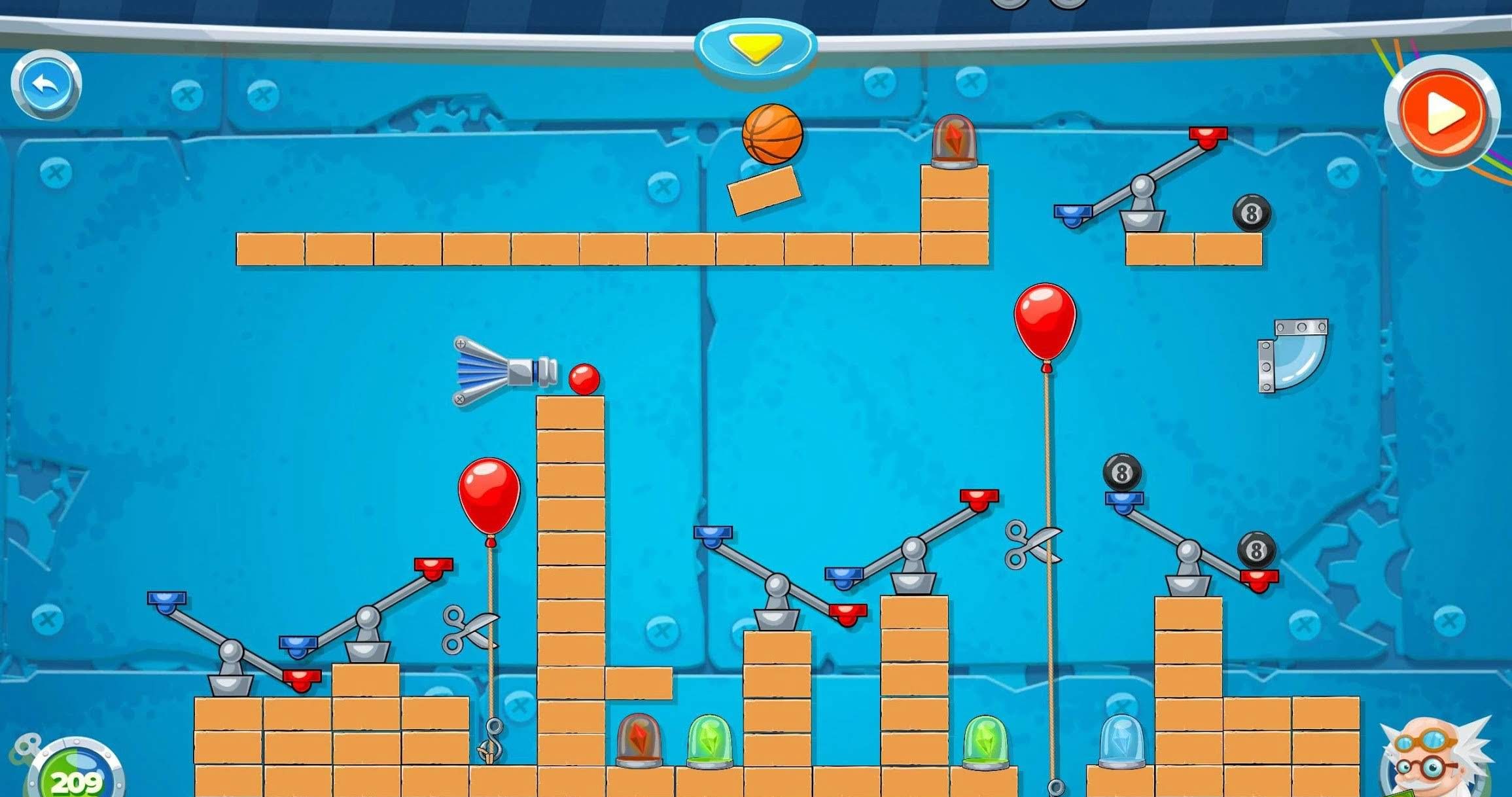 Rube's Lab - Physics Puzzle screenshot 3