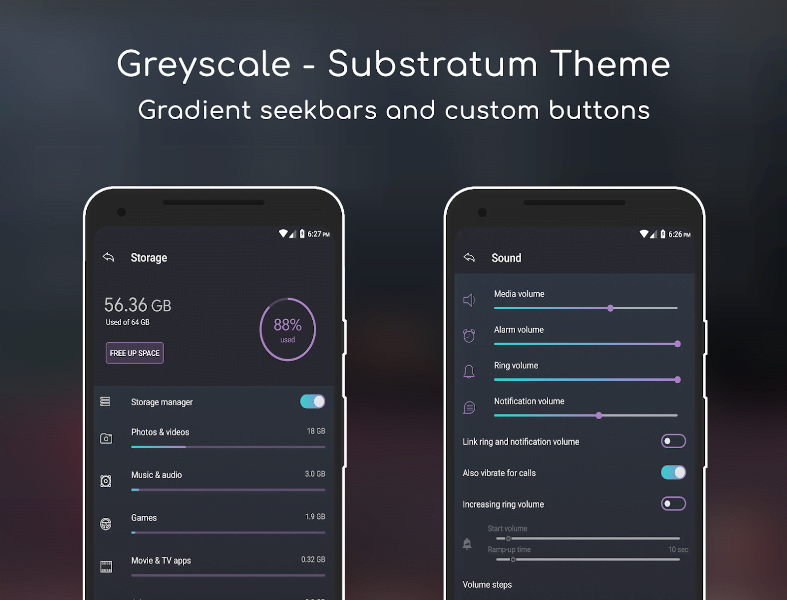 Greyscale - Substratum Theme screenshot 4