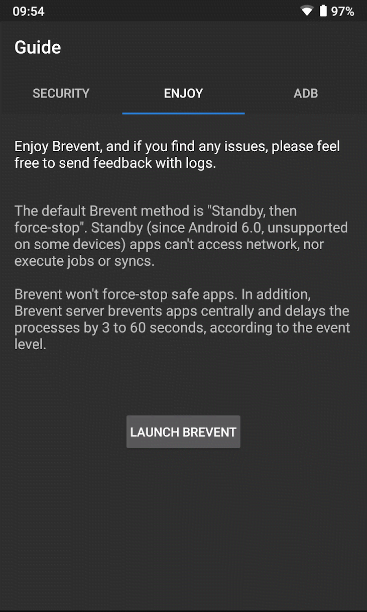 Brevent screenshot 2