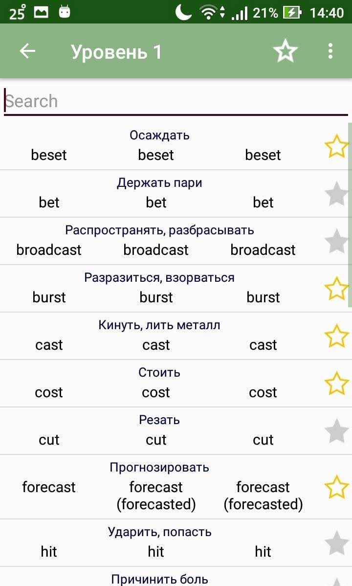 Premium English Irregular Verbs screenshot 4