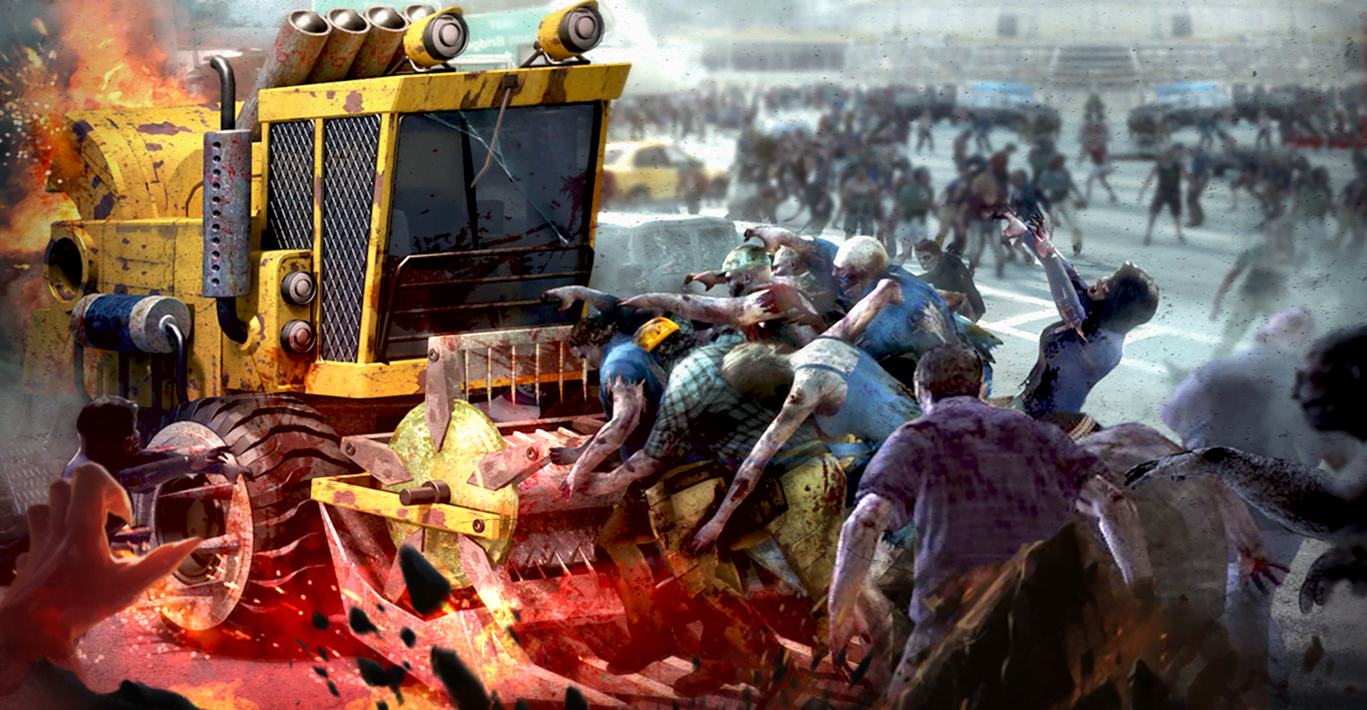 Wilderness Car Hitting Zombies screenshot 2
