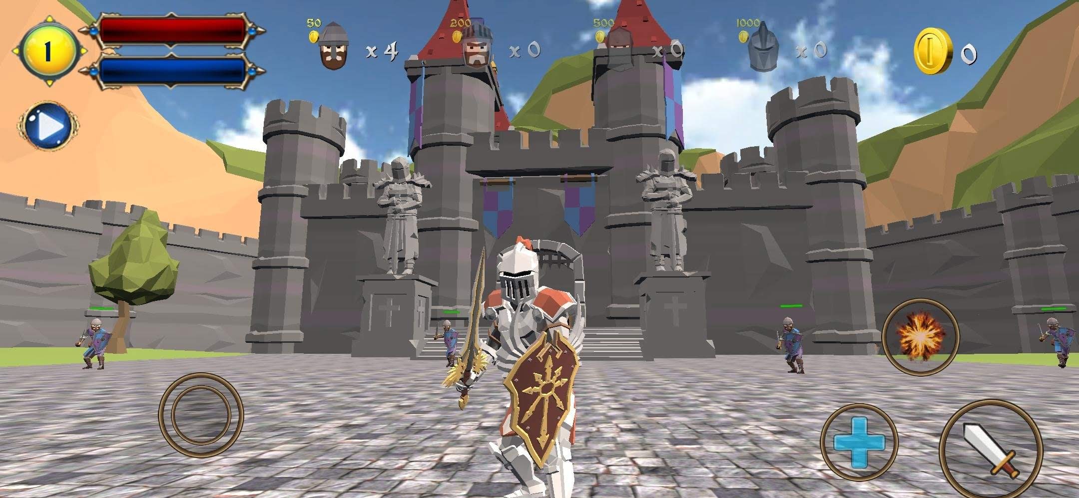 Castle Defense Knight Fight screenshot 1
