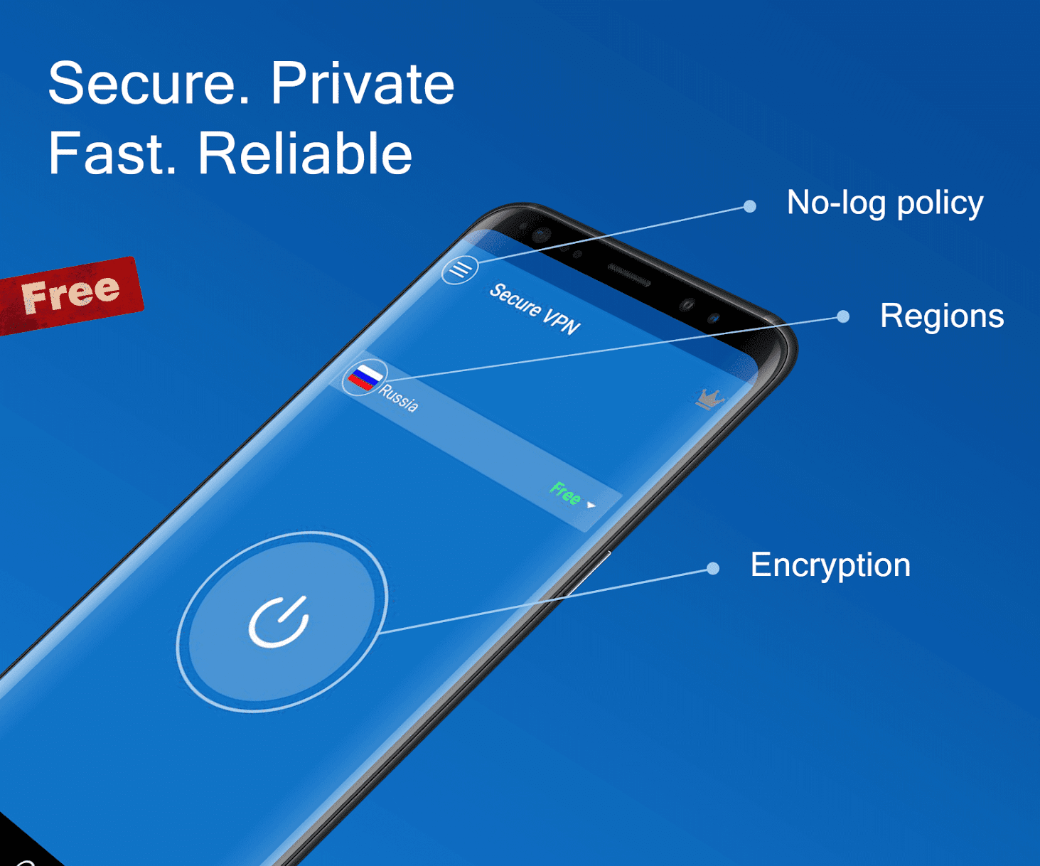 Secure VPN - Free VPN Proxy, Best & Fast Shield screenshot 1