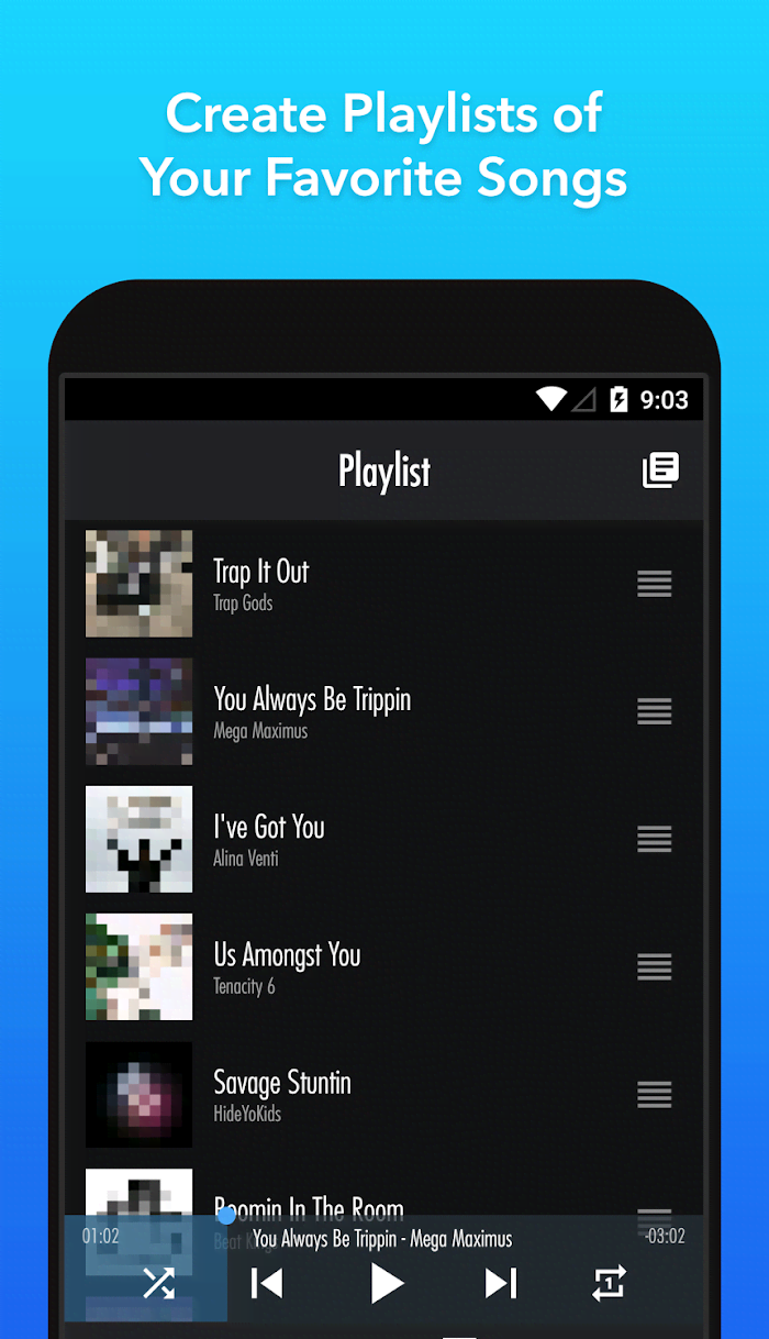 Free MP3 Music Streaming & Streamer - AudioRave screenshot 3