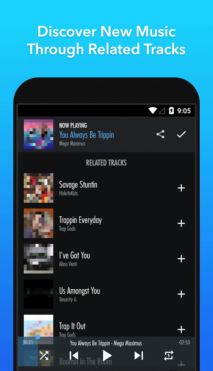 Free MP3 Music Streaming & Streamer - AudioRave screenshot 2