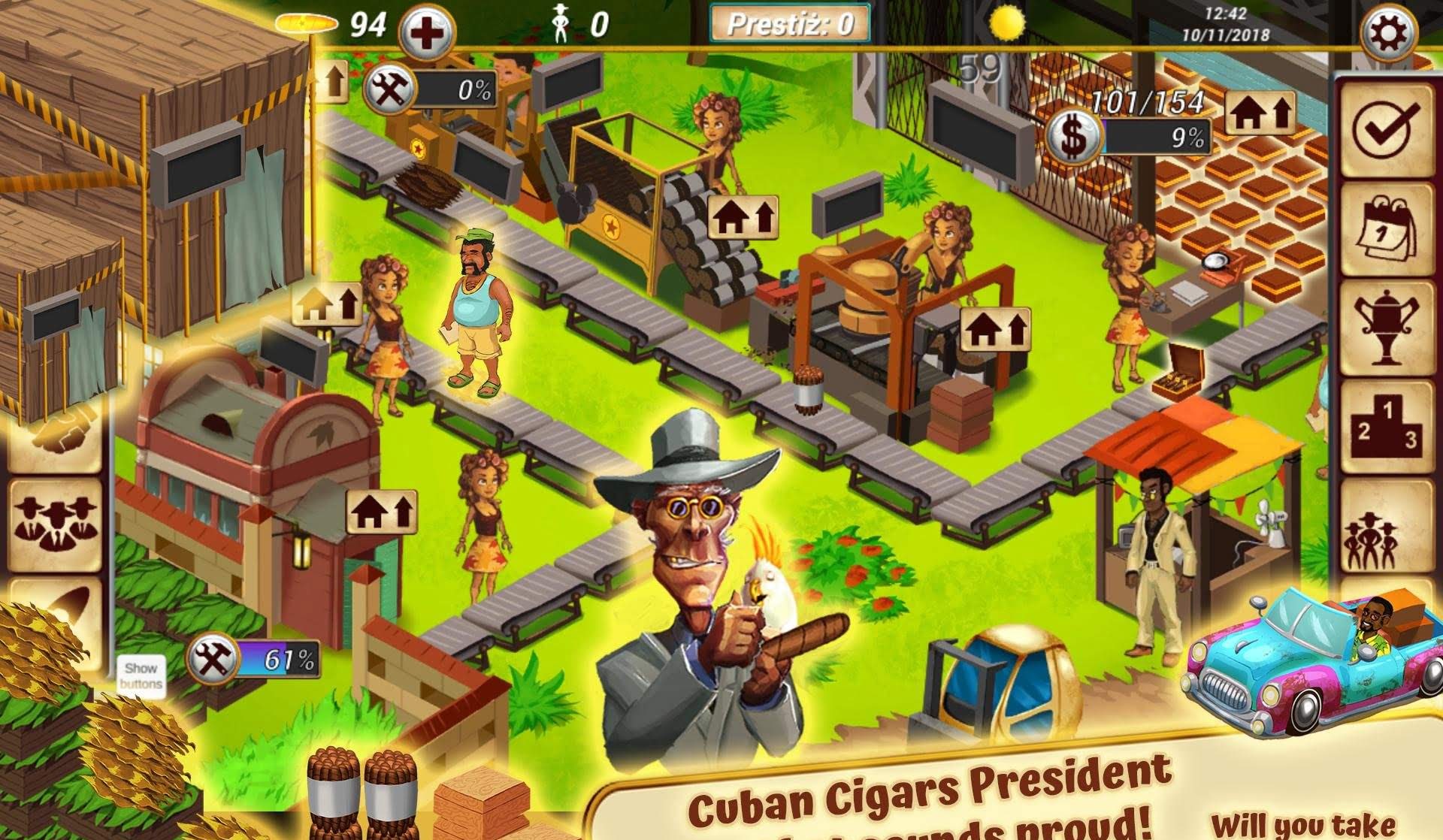 Idle Cigar Empire - Cigar Factory screenshot 4