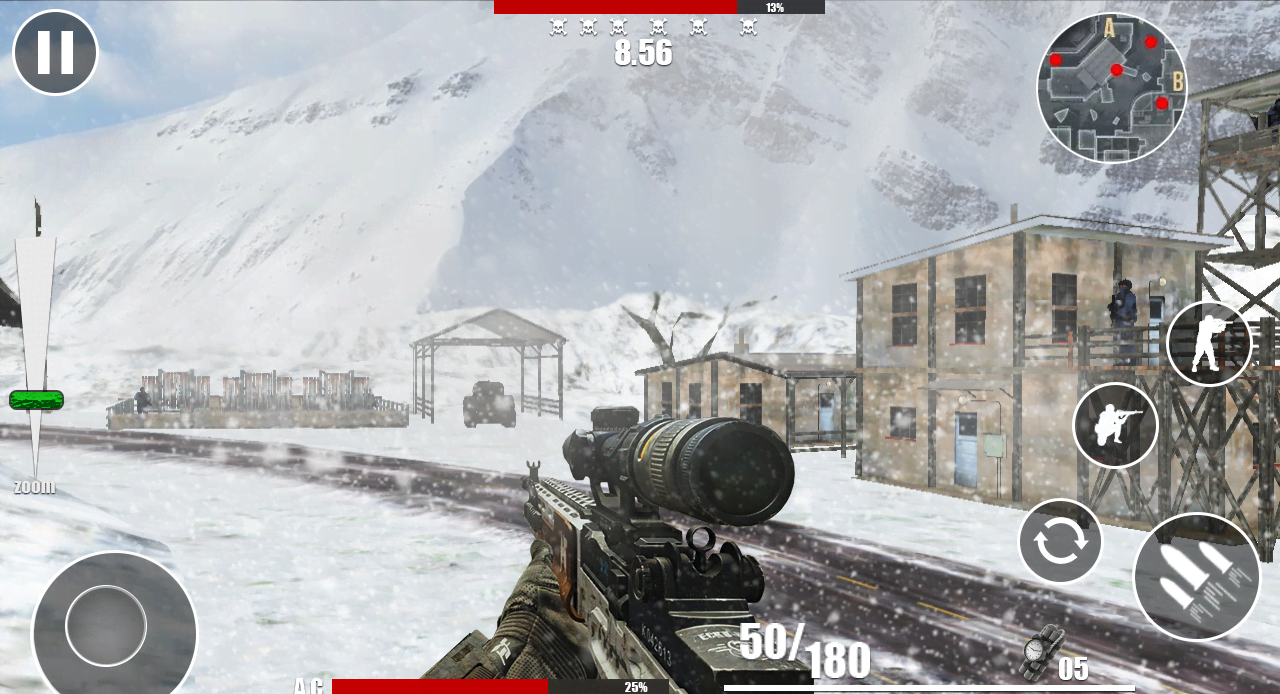 Winter Soldier: Army Shooting Game screenshot 1