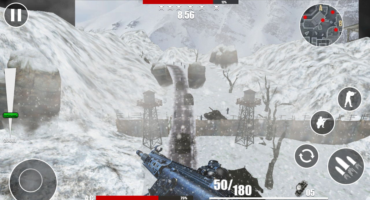 Winter Soldier: Army Shooting Game screenshot 2