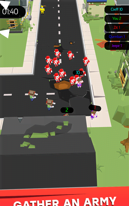Zombie Crowd in City after Apocalypse screenshot 2