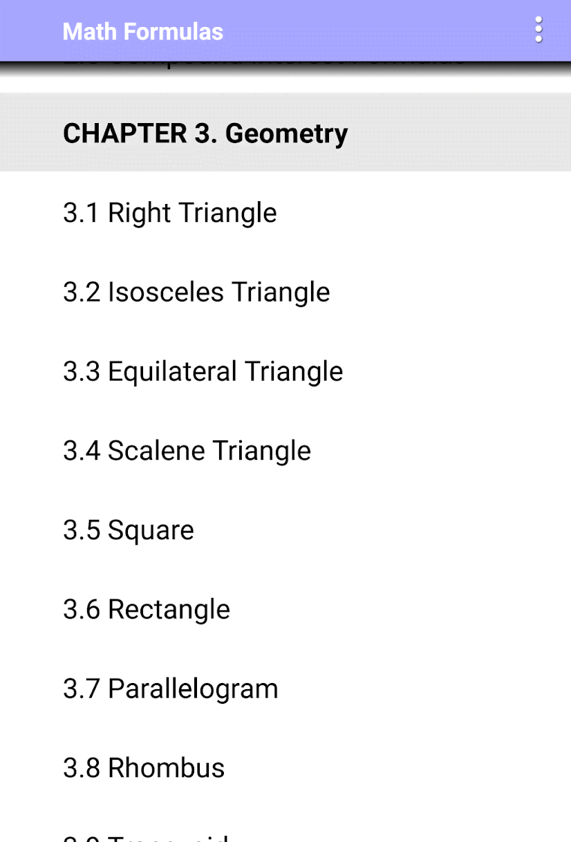 1300 Math Formulas Mega Pack screenshot 1