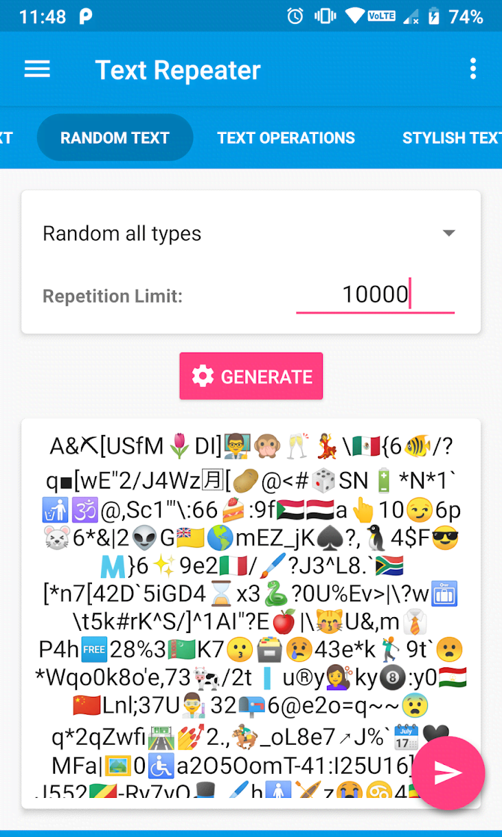 Text Repeater - The Text Toolbox! screenshot 3