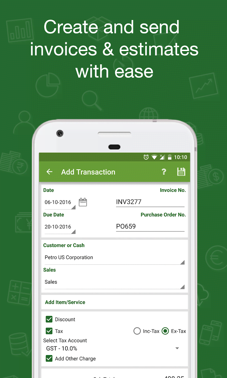 Book Keeper - Accounting, GST Invoicing, Inventory screenshot 2