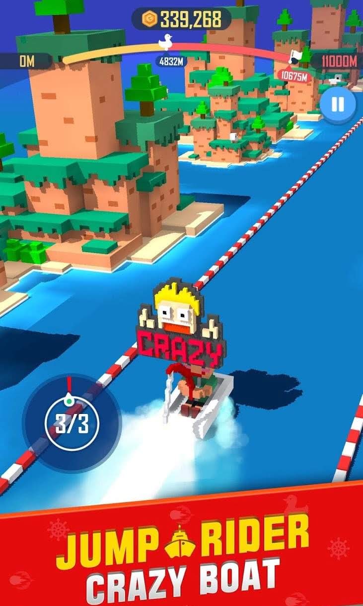 Jump Rider: Crazy Boat screenshot 1
