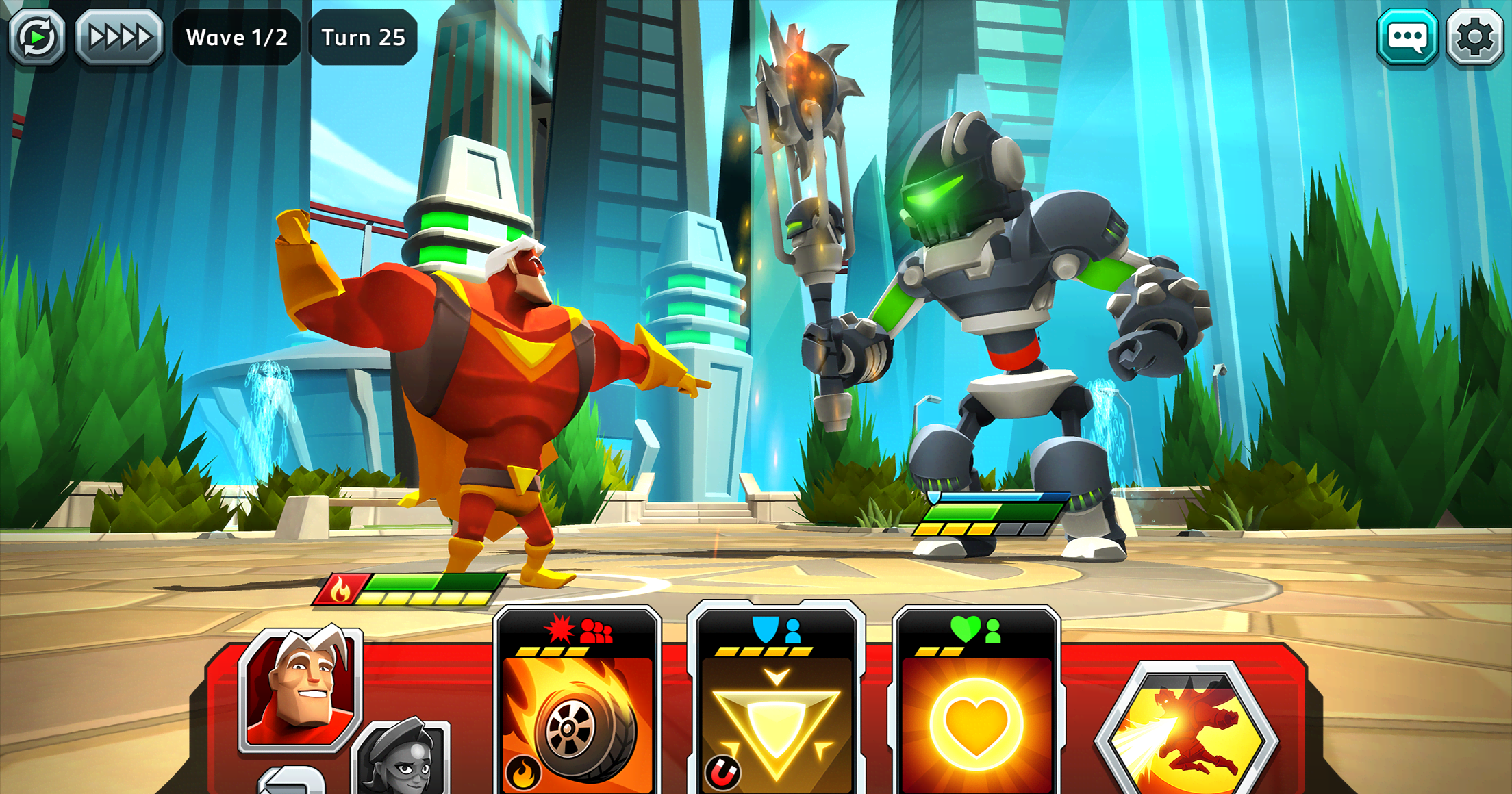 BattleHand Heroes gameplay screenshot 1