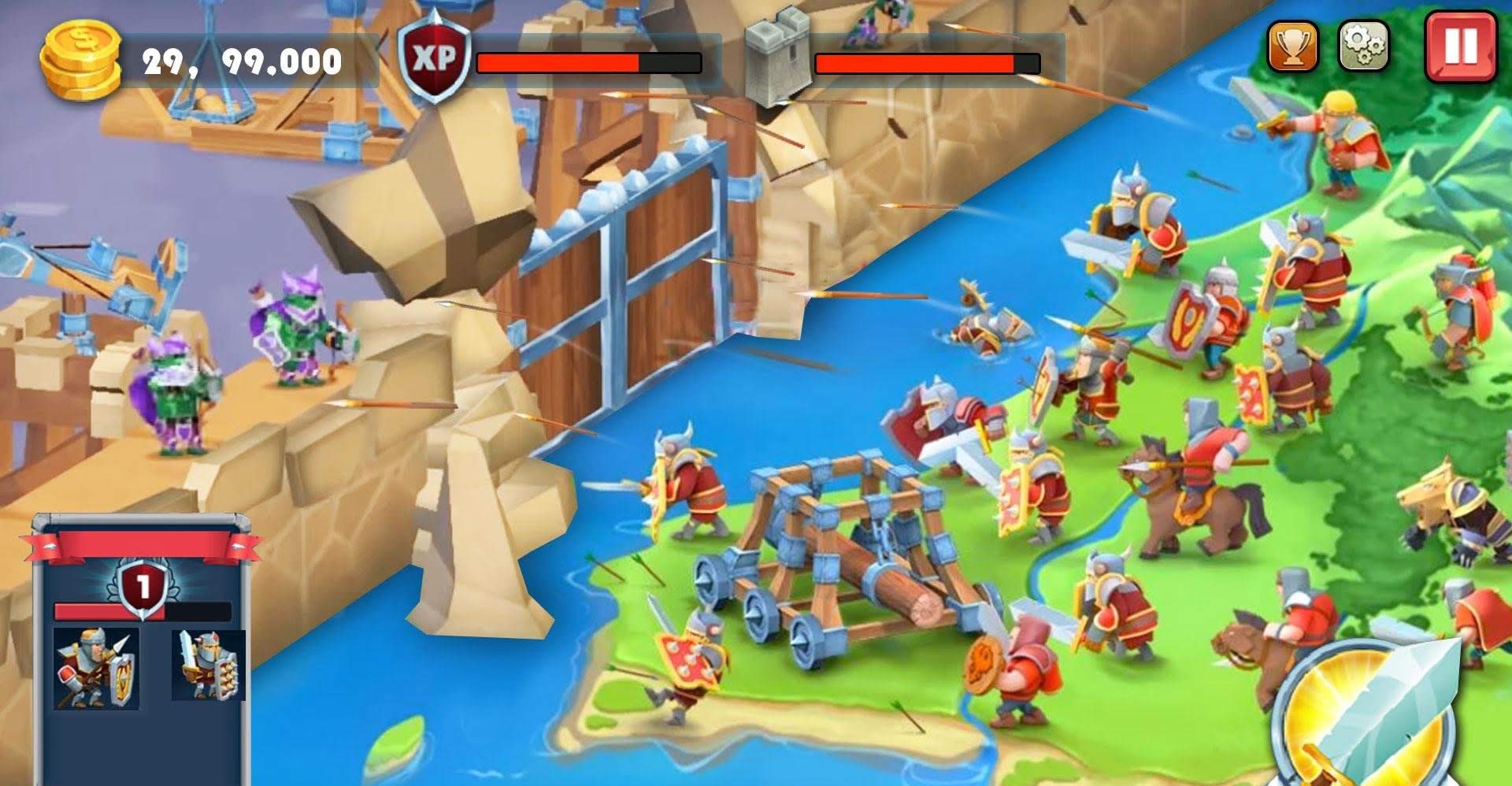 Castle Defense-Soldier tower defense strategy game screenshot 2
