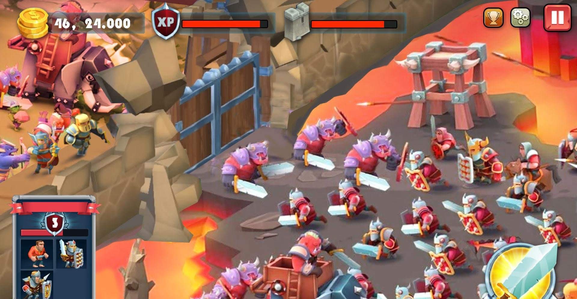 Castle Defense-Soldier tower defense strategy game screenshot 3