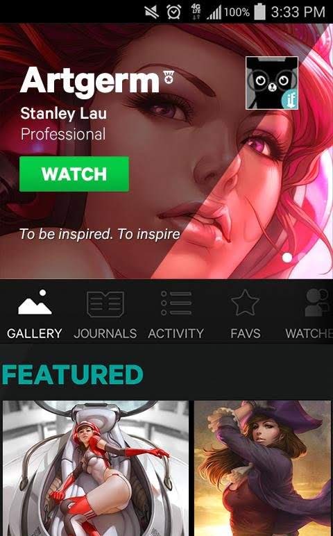 DeviantArt screenshot 4