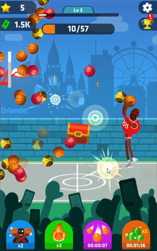 Idle Dunk Masters screenshot 2