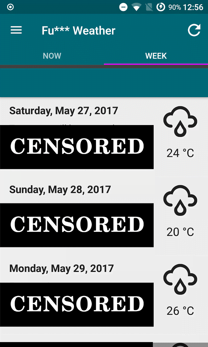 Fu* Weather (Funny Weather) screenshot 2