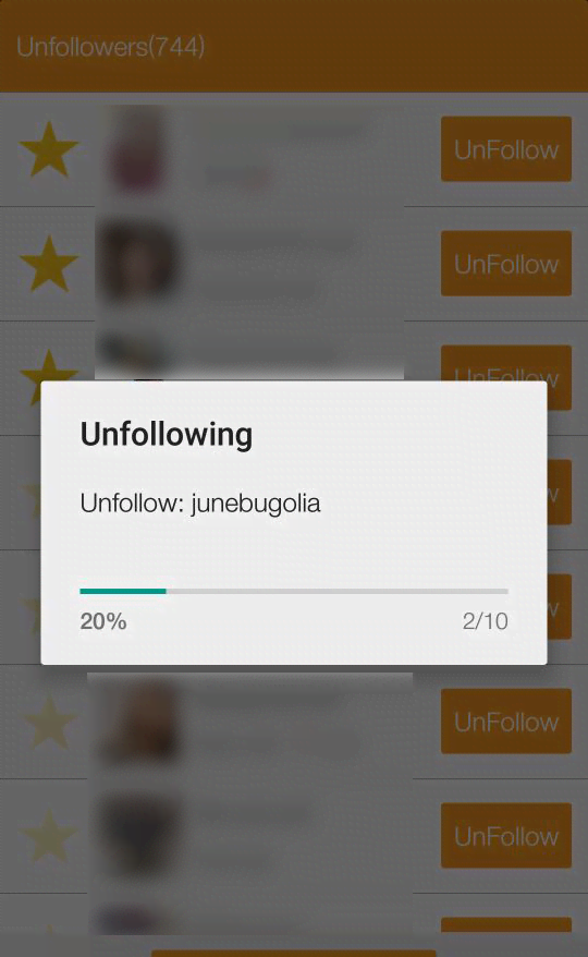 Unfollow Users screenshot 4