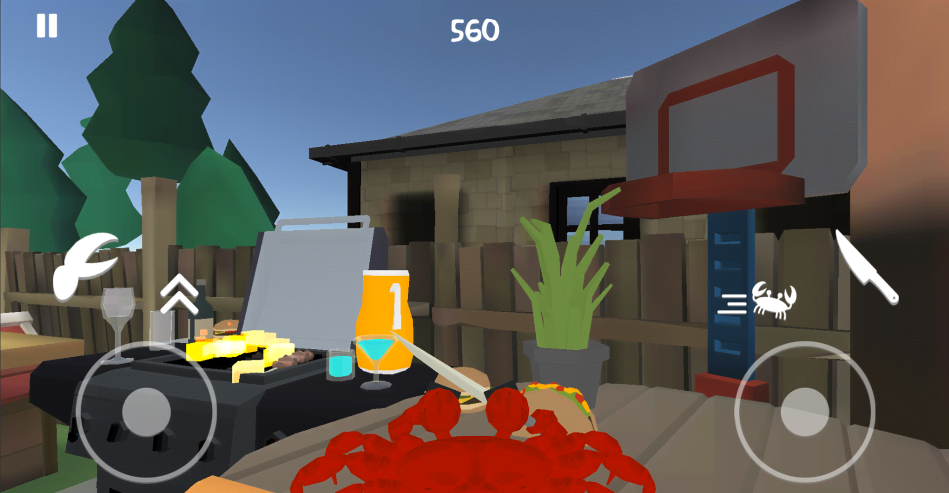 Knife & Meat: Crab Simulator screenshot 2