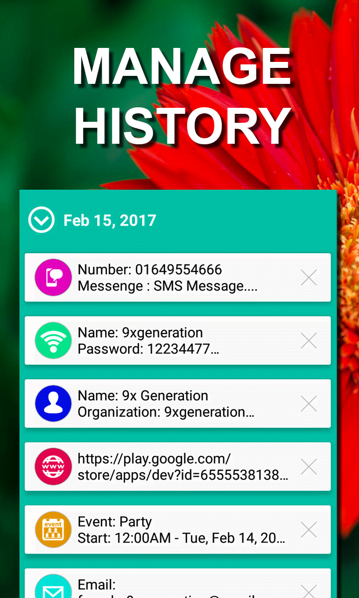XScan - Barcode, QR Code Scanner & Generator screenshot 2