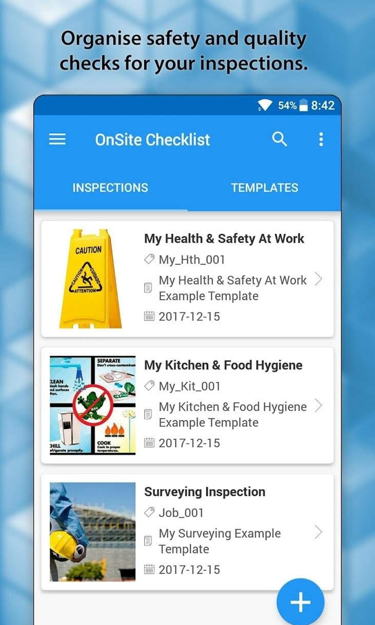 OnSite Checklist - Quality & Safety Inspector screenshot 1