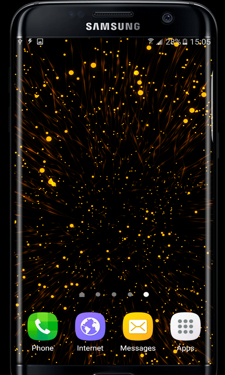 Gyro Particles 3D Live Wallpaper screenshot 1