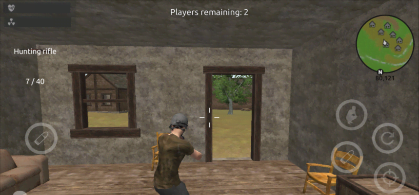 TIO: Battlegrounds Royale gameplay screenshot 1