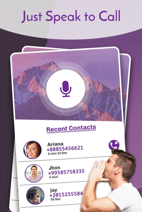 Voice Dialer- Speak To Dial screenshot 1