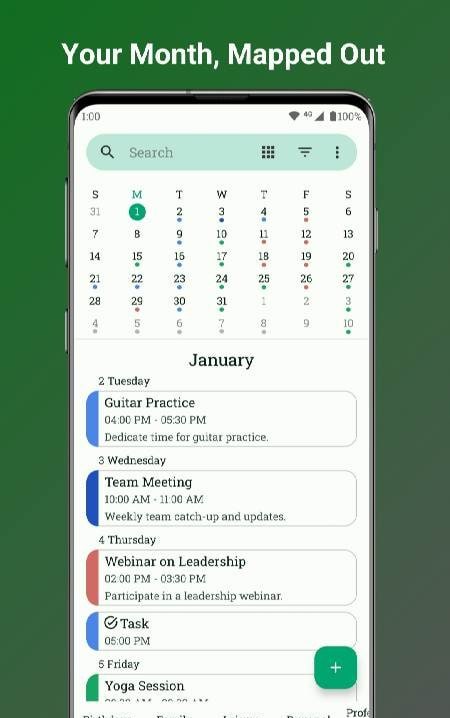 Fossify Calendar screenshot 4