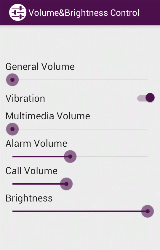 Volume & Brightness Control screenshot 2