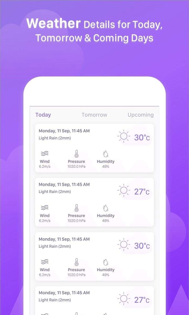 Accurate Weather Forecast - Live weather Condition screenshot 2