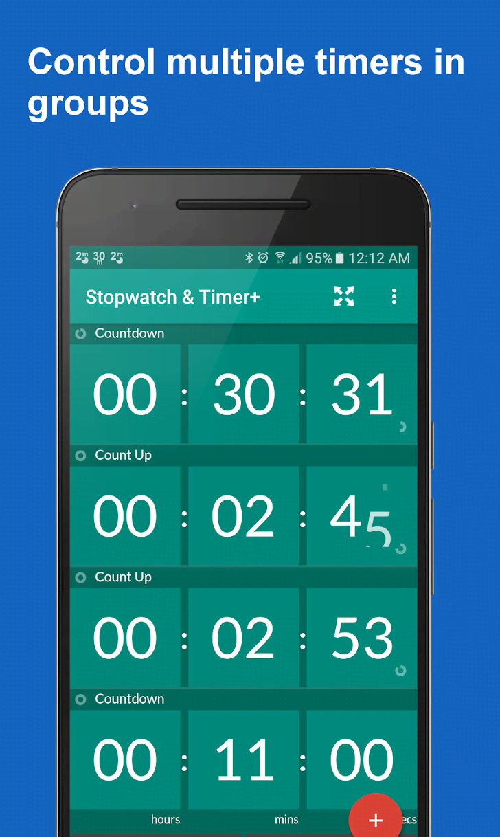 Stopwatch & Timer+ screenshot 1