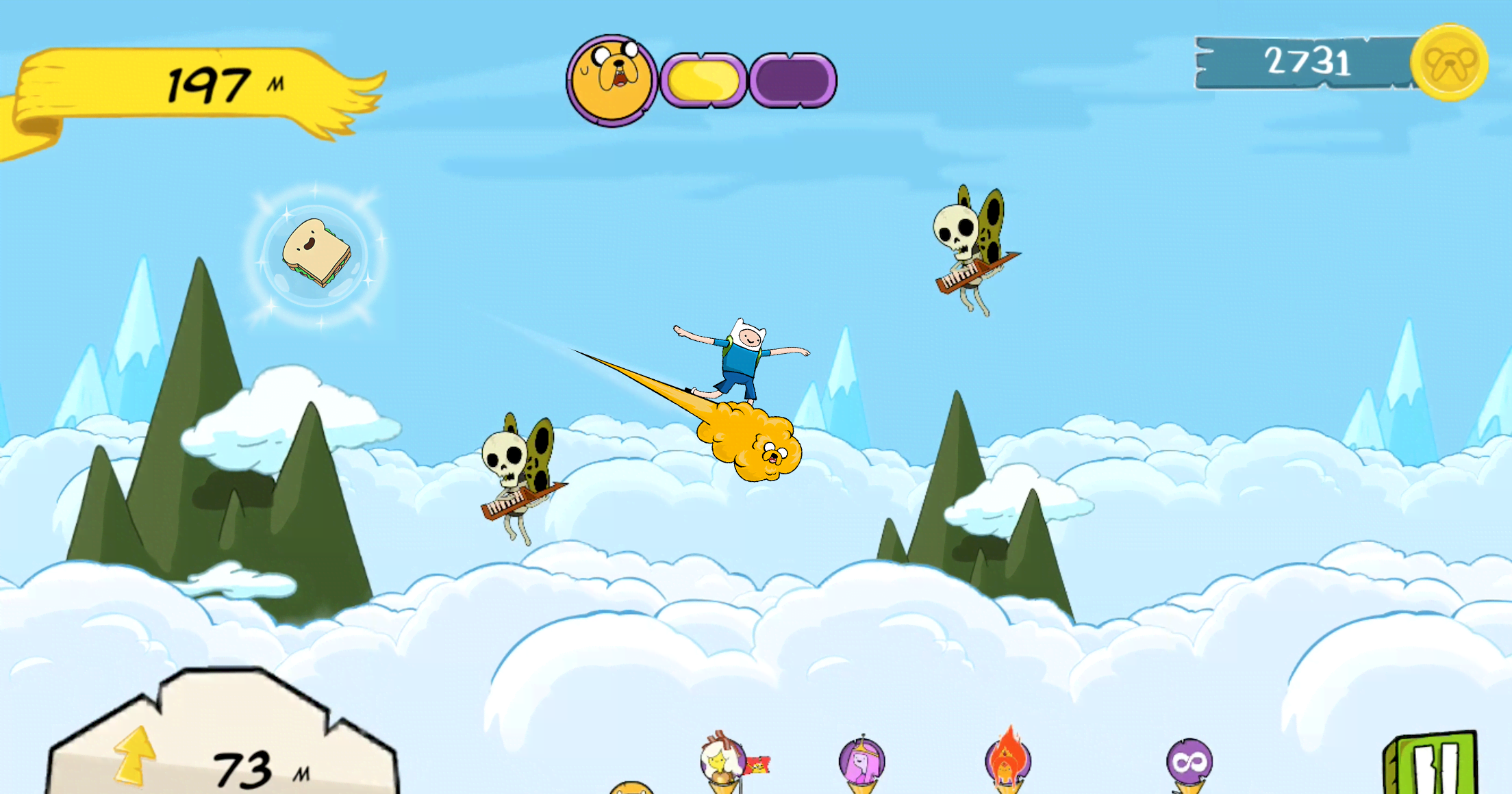 Adventure Time: Crazy Flight gameplay screenshot 3